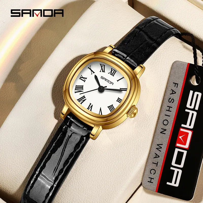 Sanda Gold Plated Women's Quartz Watch 23mm - Image 16