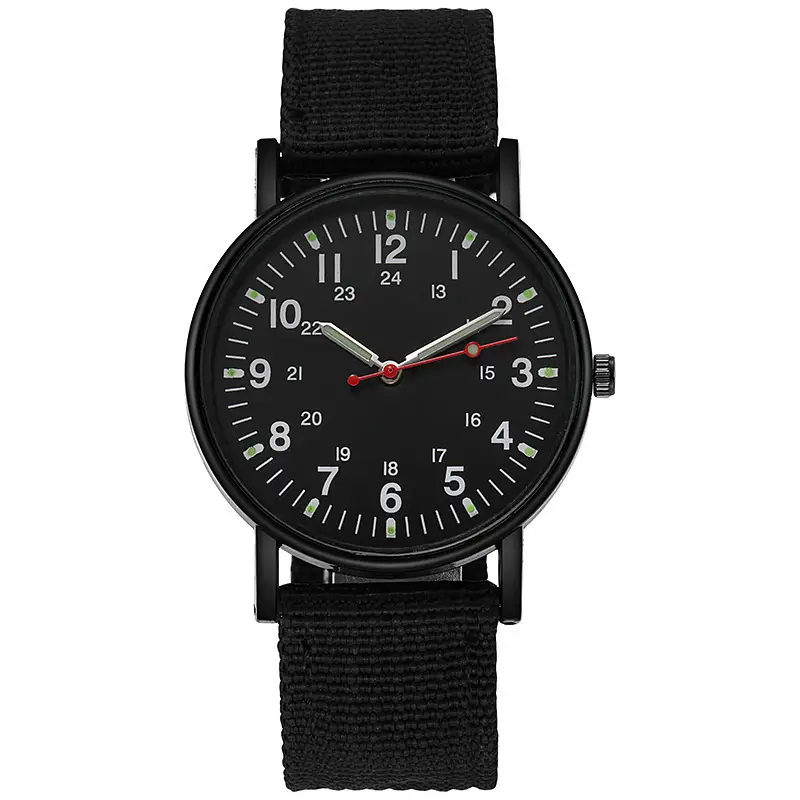 Men's Brown Nylon Watch with Chain Accessories - Image 7