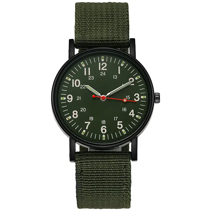 Men's Brown Nylon Watch with Chain Accessories — feature 13