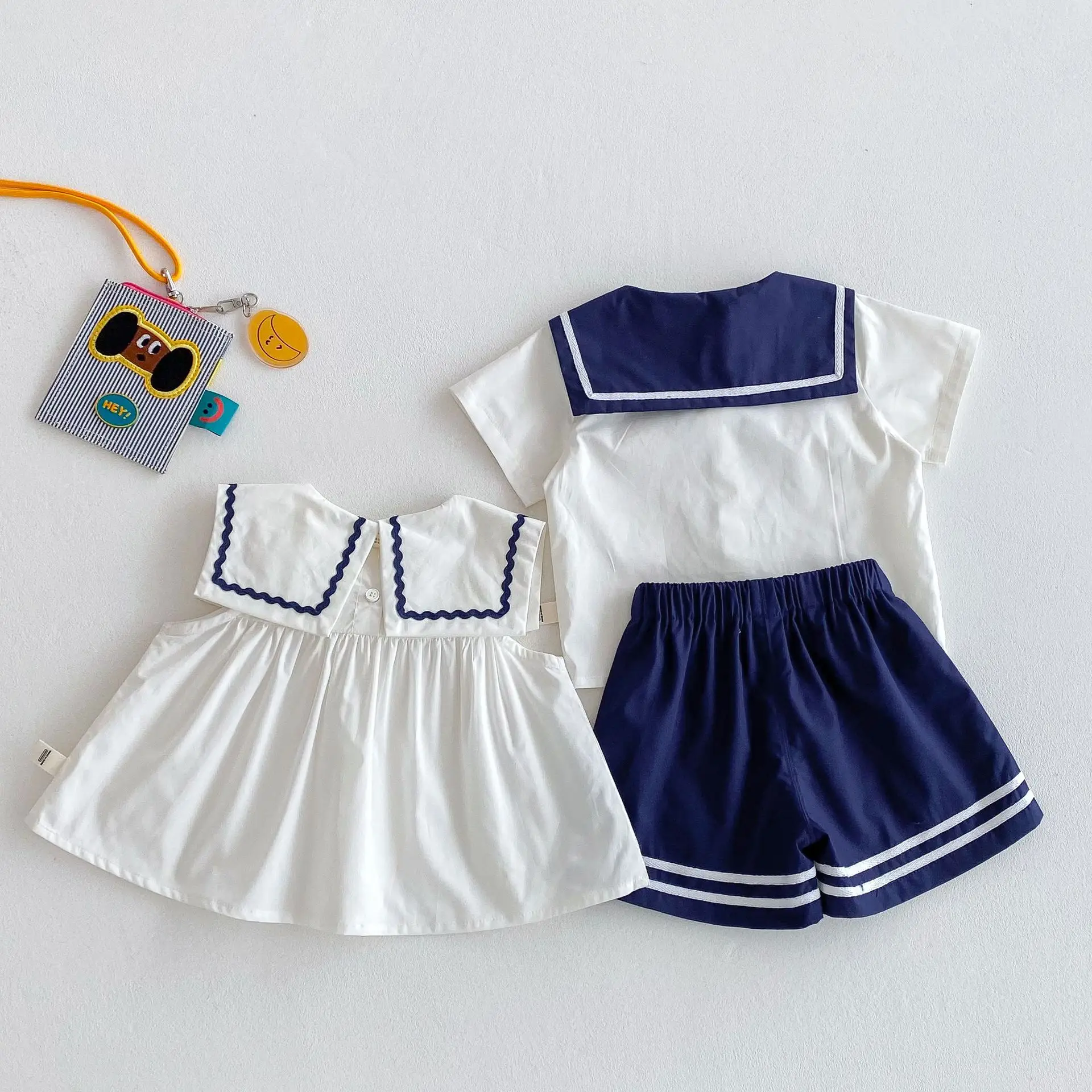Navy Blue Kids T-Shirt 2026 Summer for Girls - Image 7