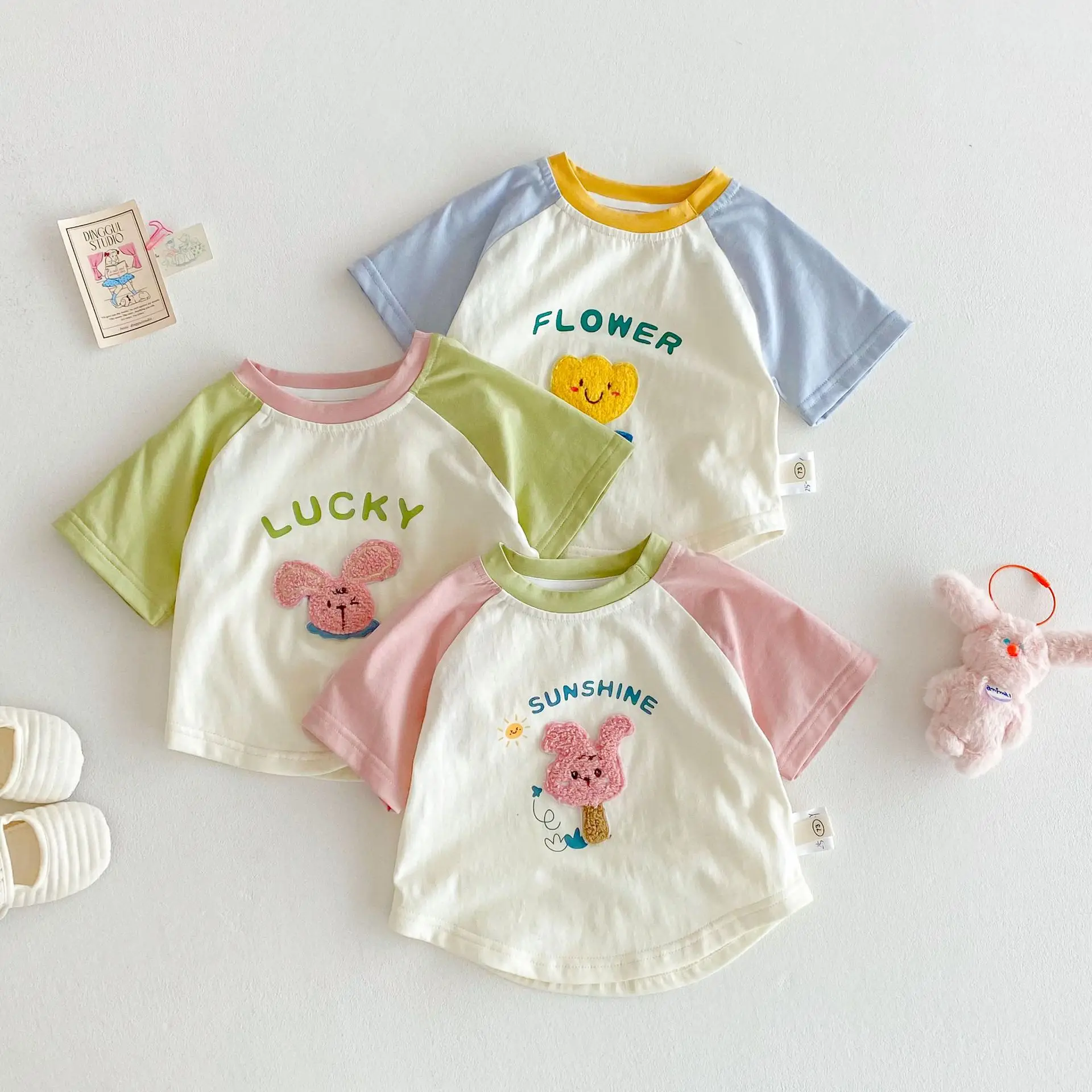 Girls Cartoon T-Straps Summer T-Shirt Set 2026 - Image 3