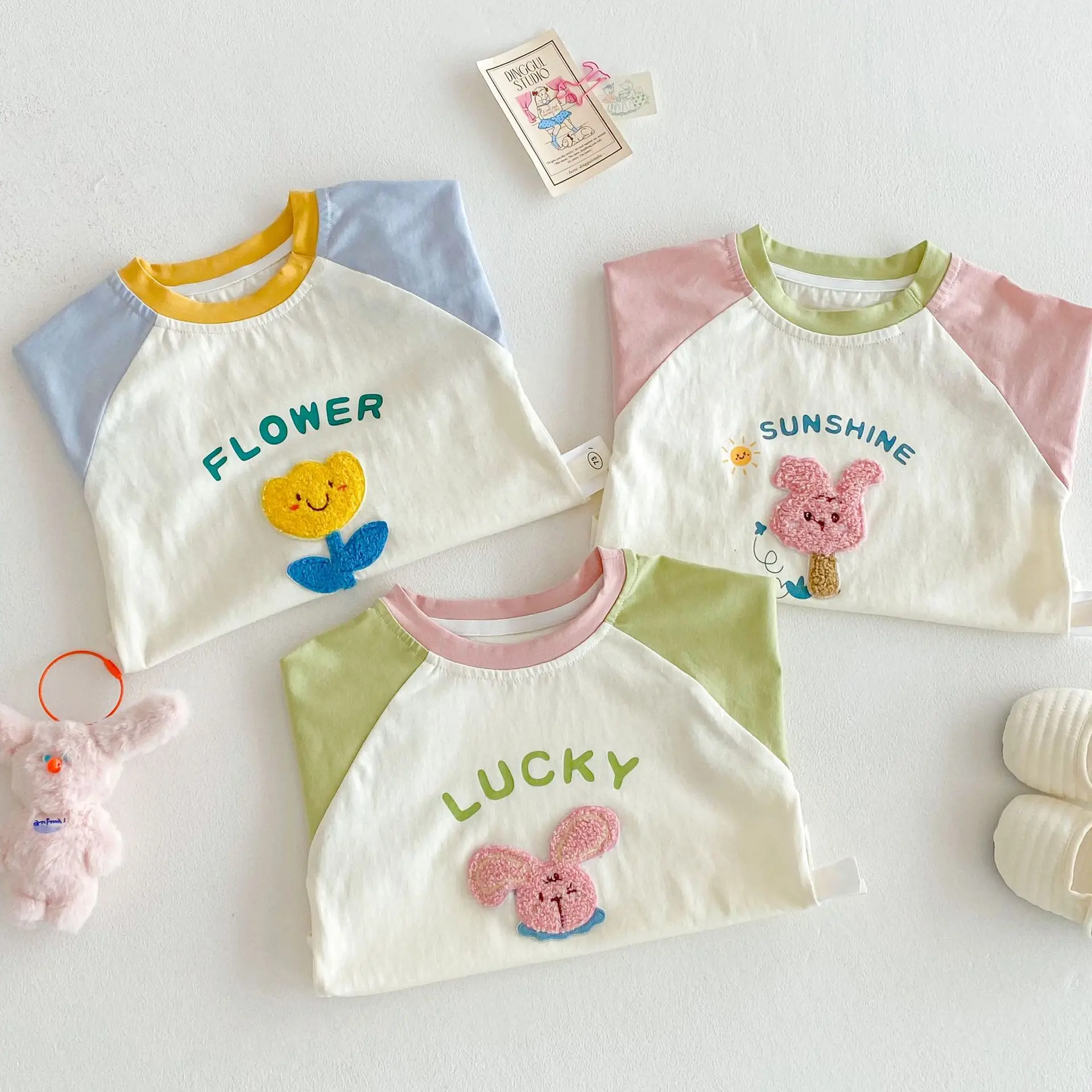 Girls Cartoon T-Straps Summer T-Shirt Set 2026 - Image 5