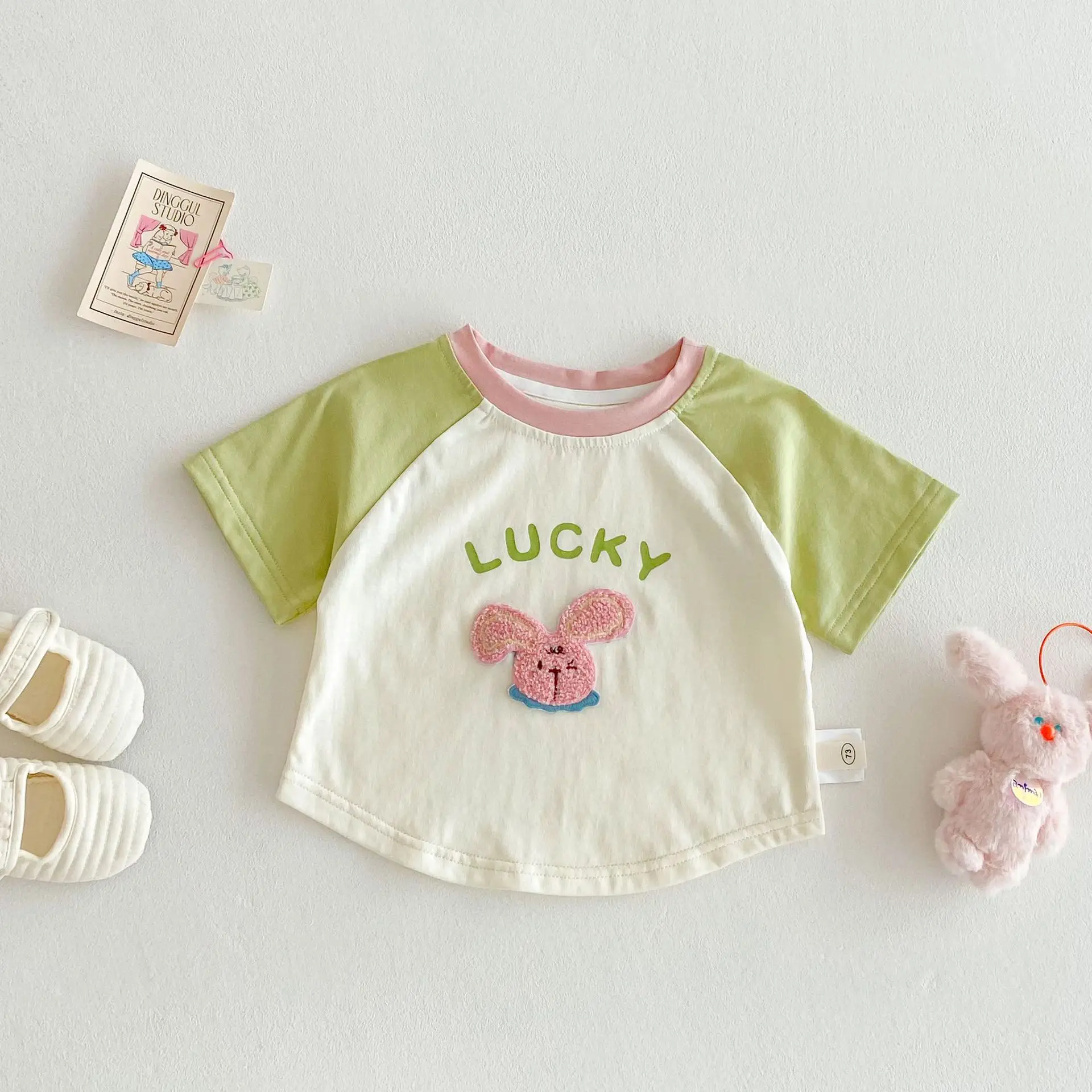 Girls Cartoon T-Straps Summer T-Shirt Set 2026 - Image 2