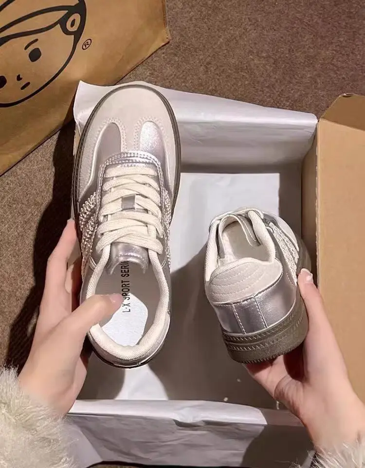 Women's Silver Round Toe Training Shoes 2025 — feature 10