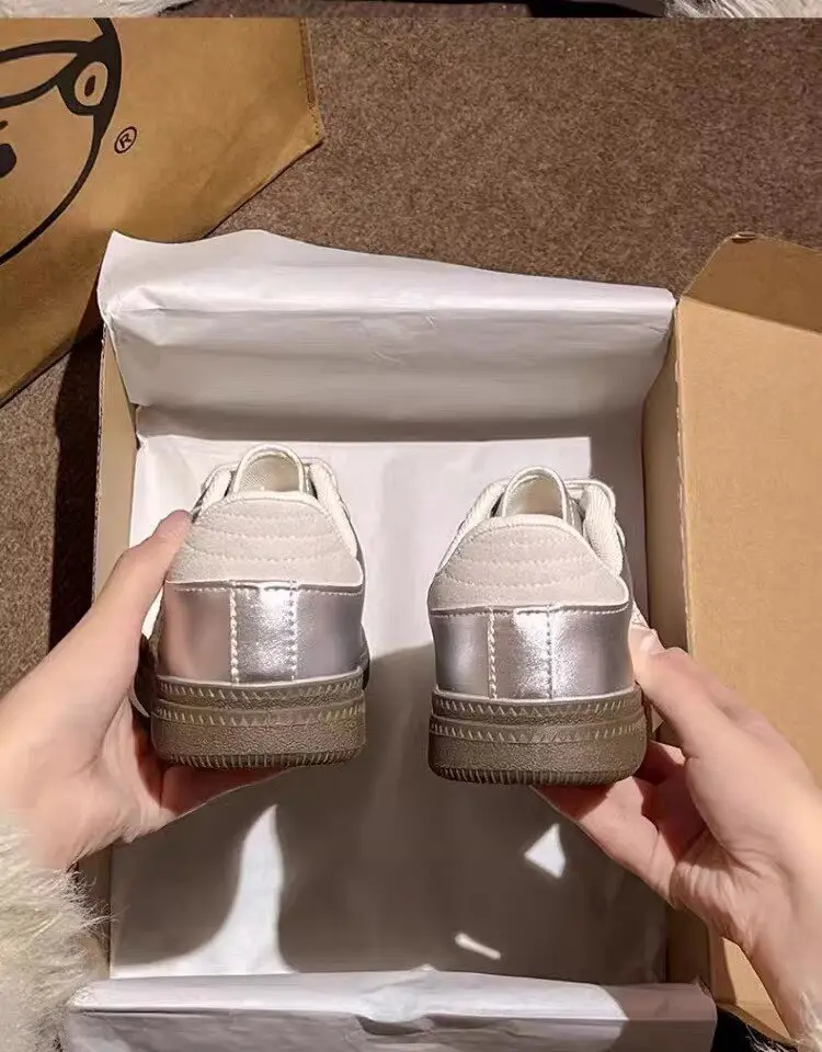 Women's Silver Round Toe Training Shoes 2025 — feature 4
