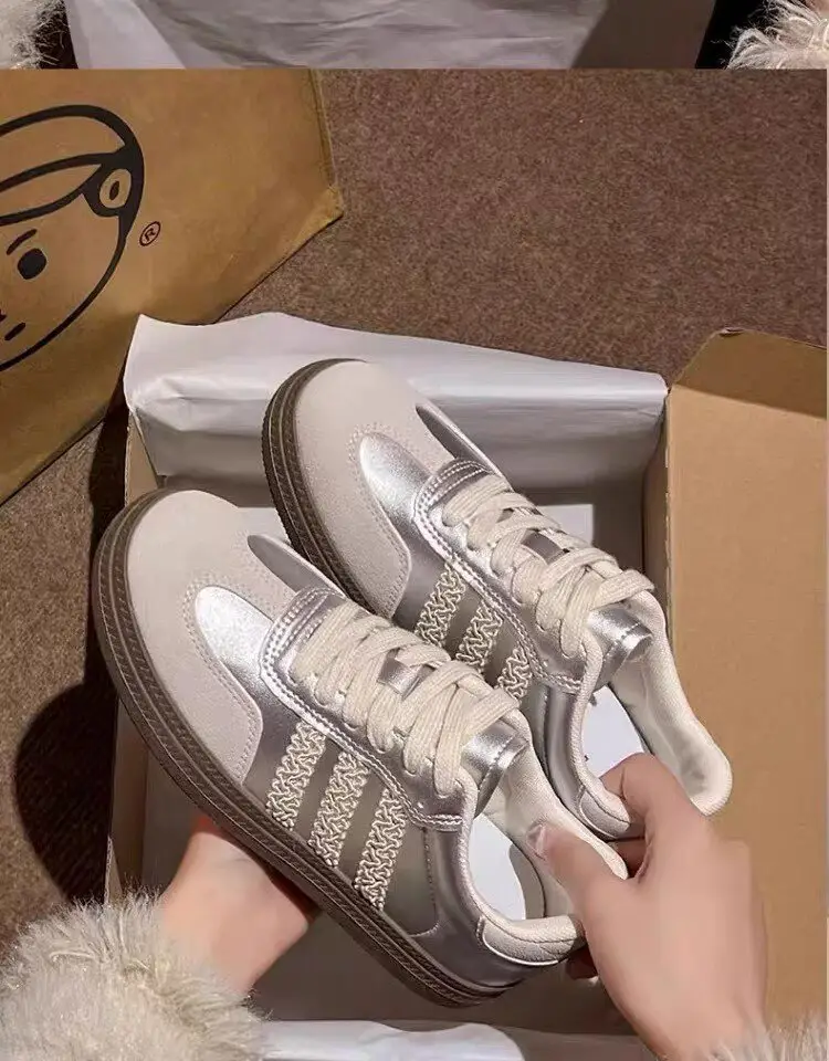 Women's Silver Round Toe Training Shoes 2025 — feature 9