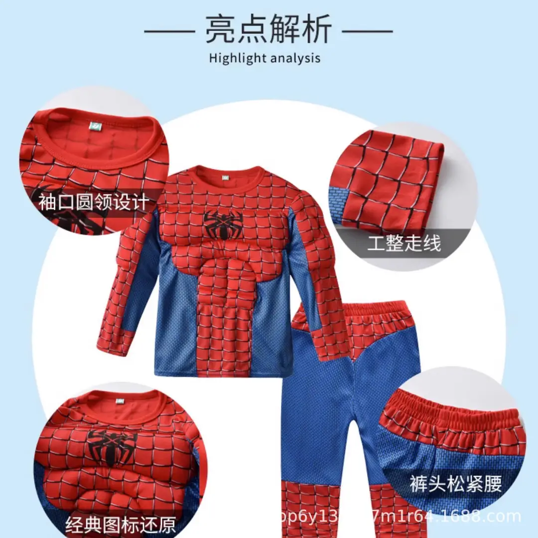 Halloween Kids Performance Costume Split suit Superman Batman Captain America Spiderman Costume Costume — feature 5