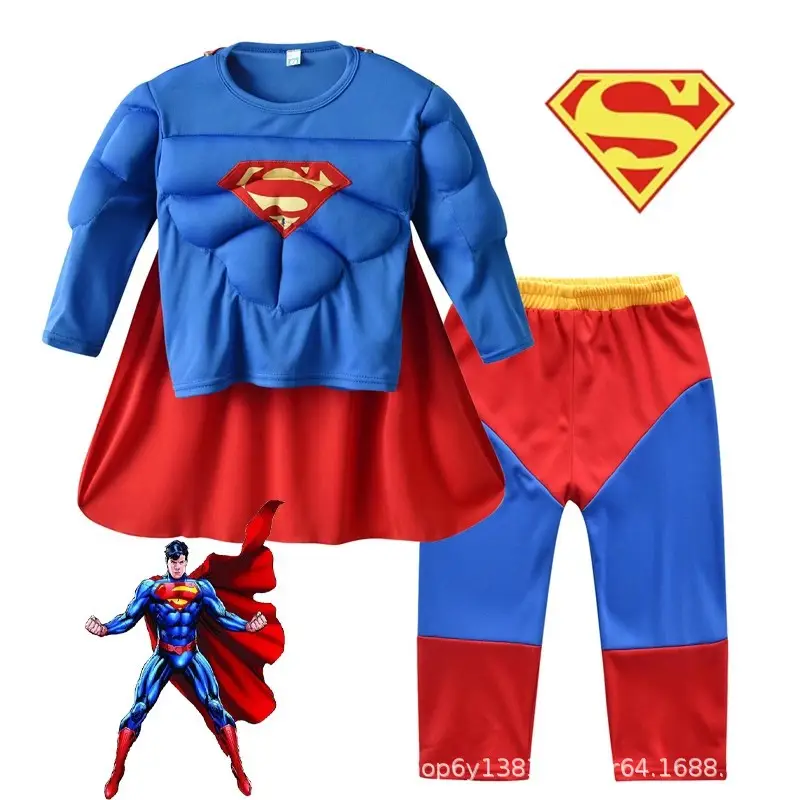 Halloween Kids Performance Costume Split suit Superman Batman Captain America Spiderman Costume Costume — feature 6