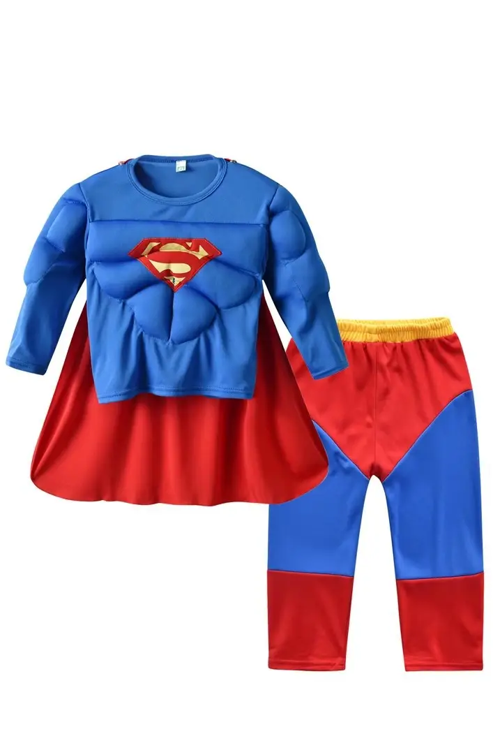 Halloween Kids Performance Costume Split suit Superman Batman Captain America Spiderman Costume Costume - Image 3