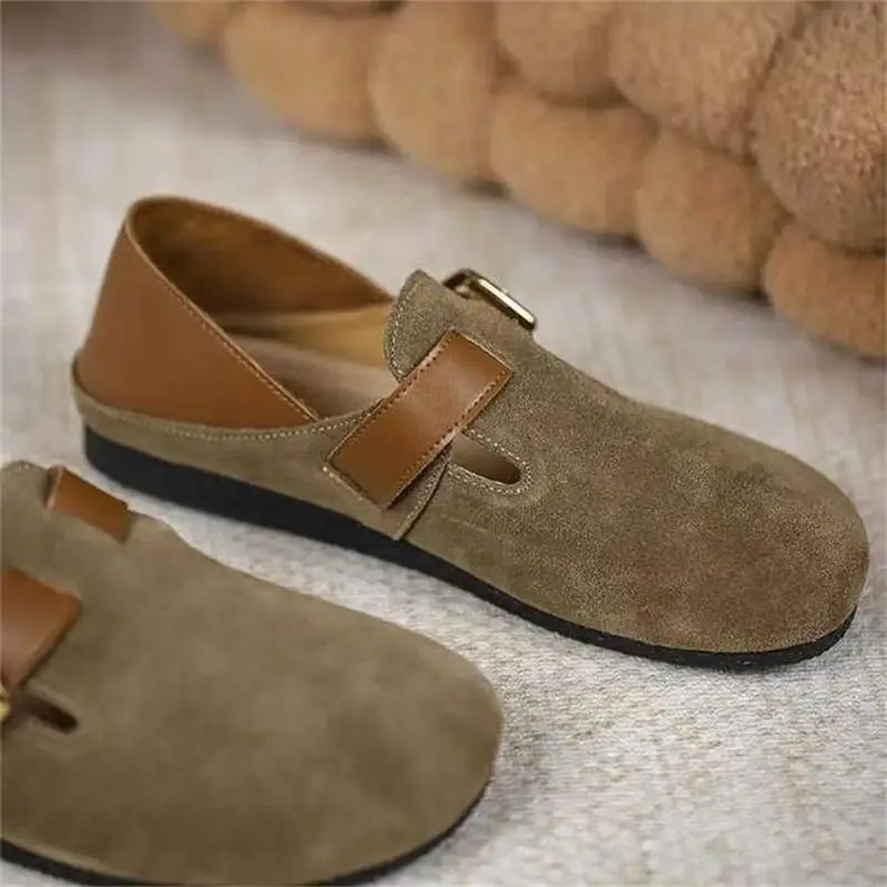 Mary Jane Single-layer Shoes Women's Shoes 2025 New Retro One-character with Niche Design Gentle All-match Two-wear Doug Shoes - Image 6