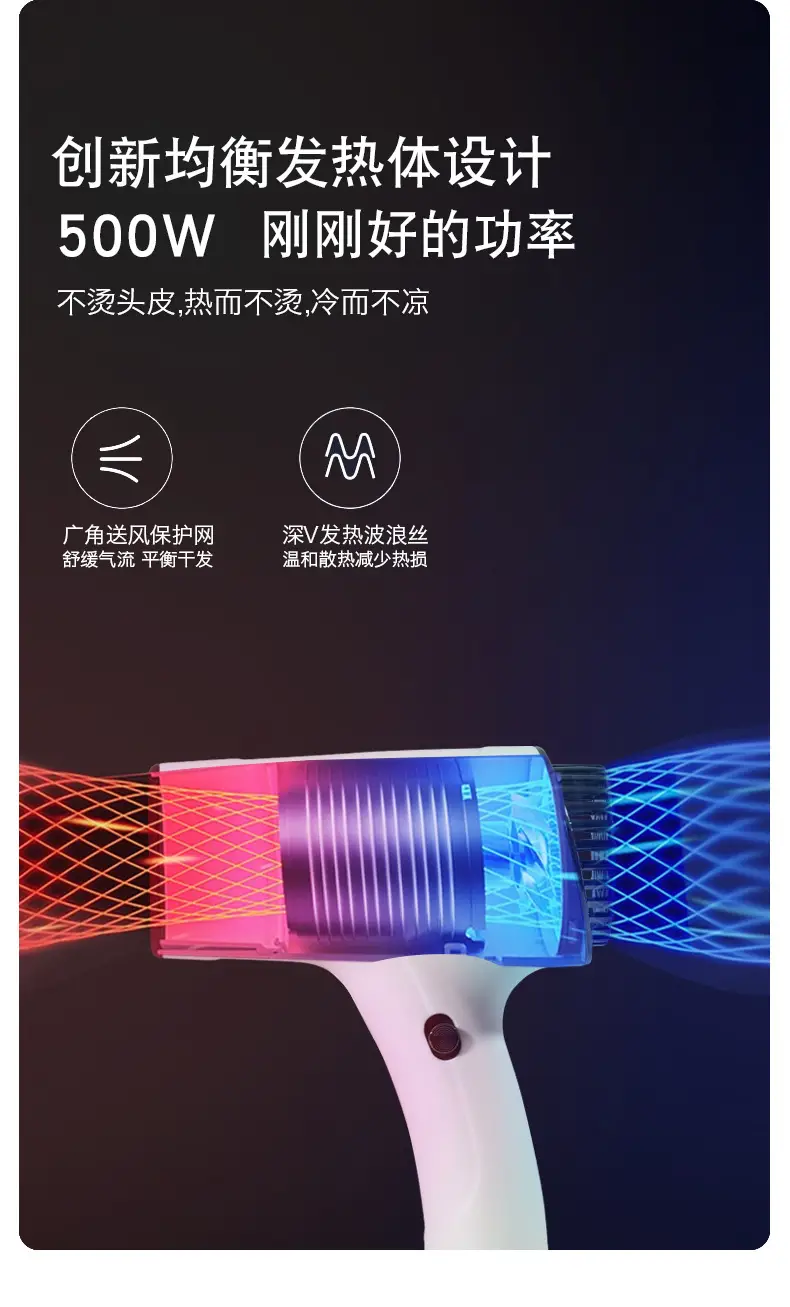 Wireless Hair Dryer for Students & Home Use — feature 6