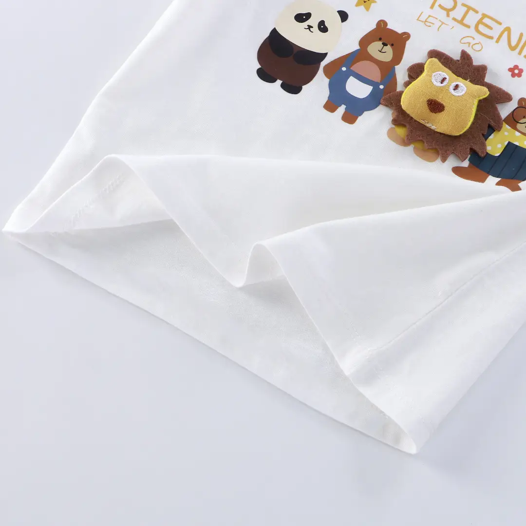 Children's Cartoon T-Shirt Shorts Set Pure Cotton Summer — feature 7