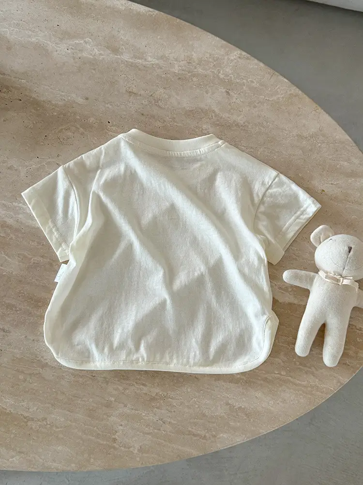 Boys Pure Cotton Cartoon T-Shirt White 2026 Summer - Image 7