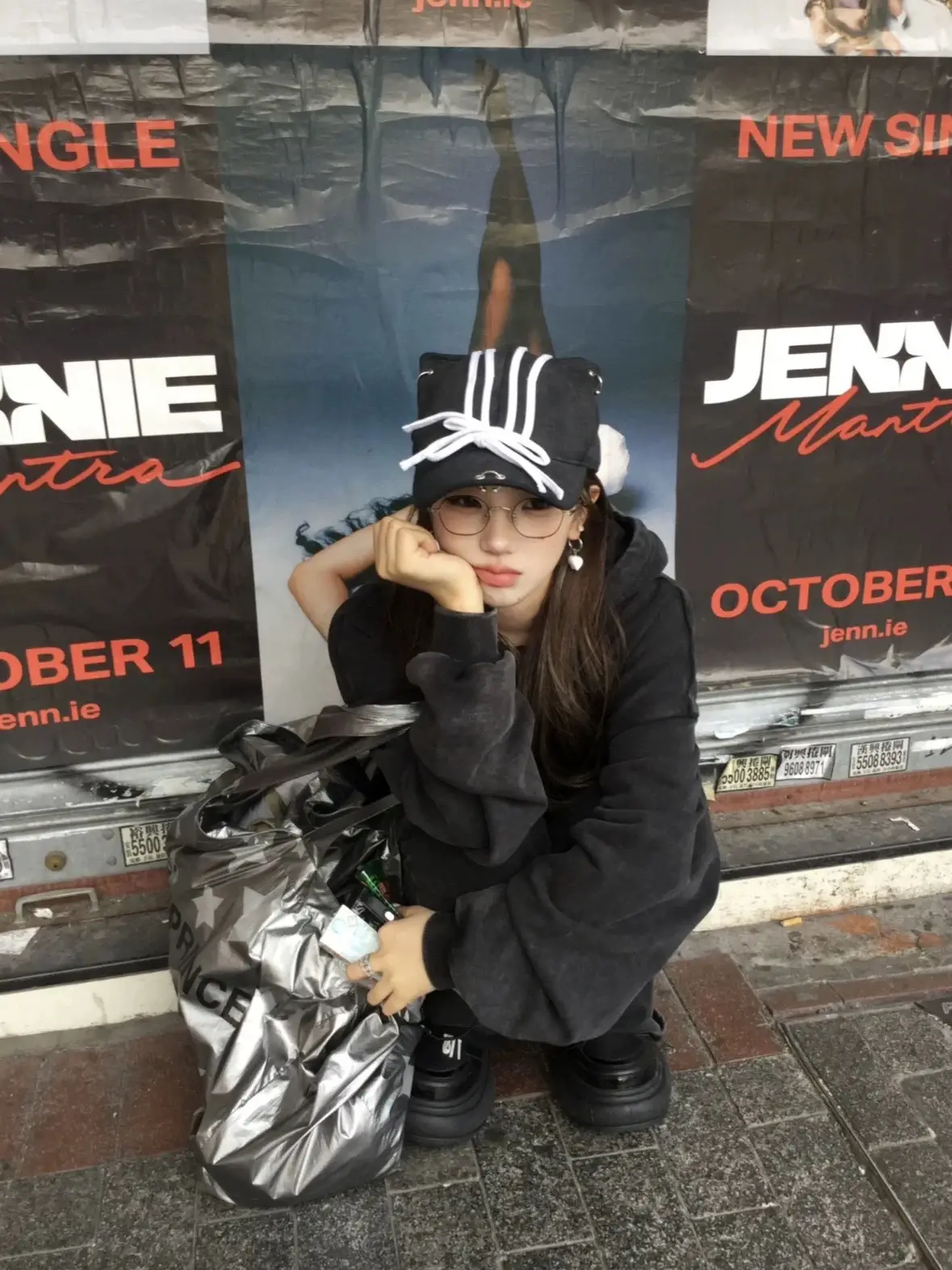 Devil Diablo Cat Ear Hat Black White Y2K — feature 8