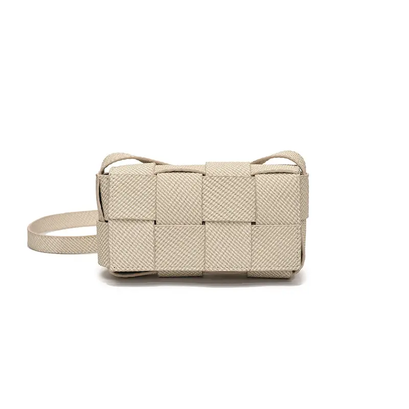Light Blue Woven Square Shoulder Bag for Women 2025 - Image 10