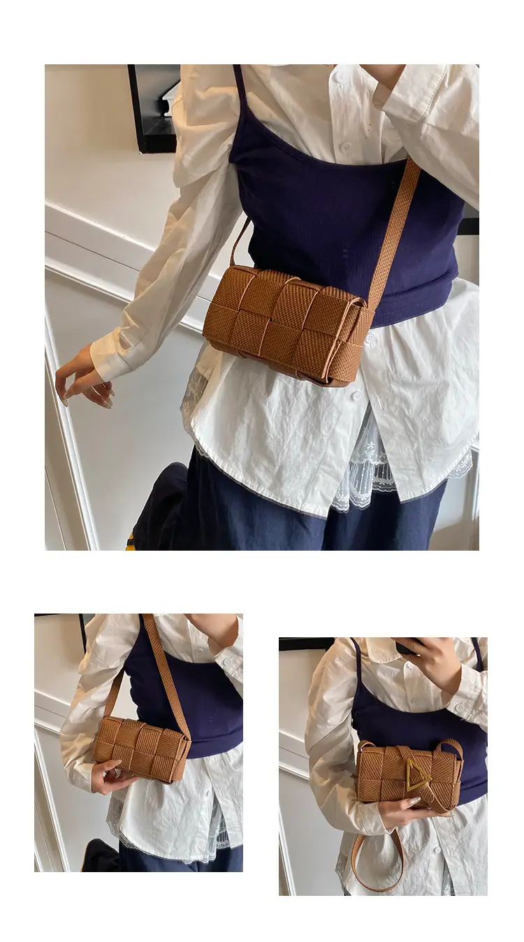 Light Blue Woven Square Shoulder Bag for Women 2025 — feature 27