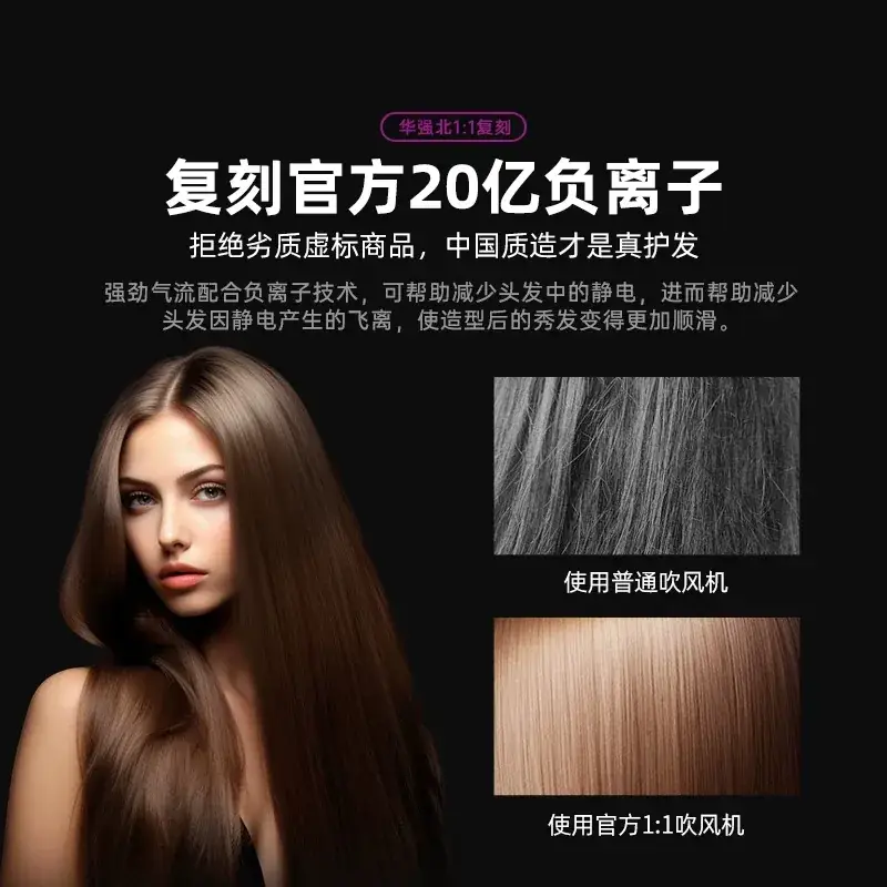 High-Speed Hair Dryer with Negative Ion Technology