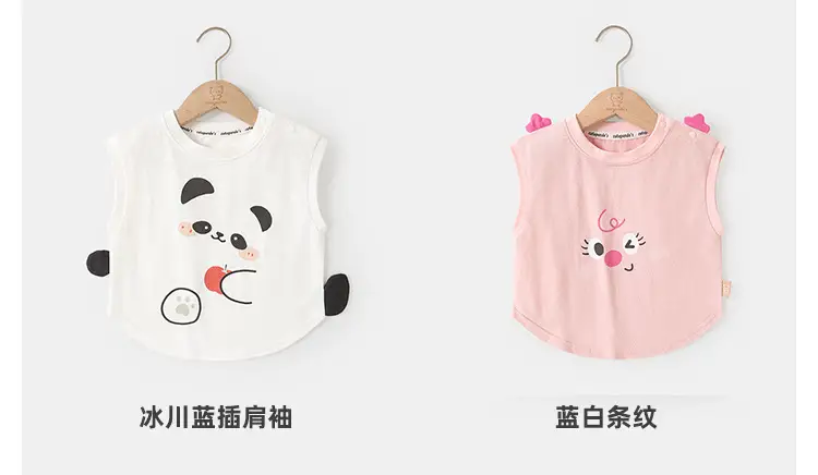 Kaka Panda Girls Sleeveless Vest Summer Top — feature 12