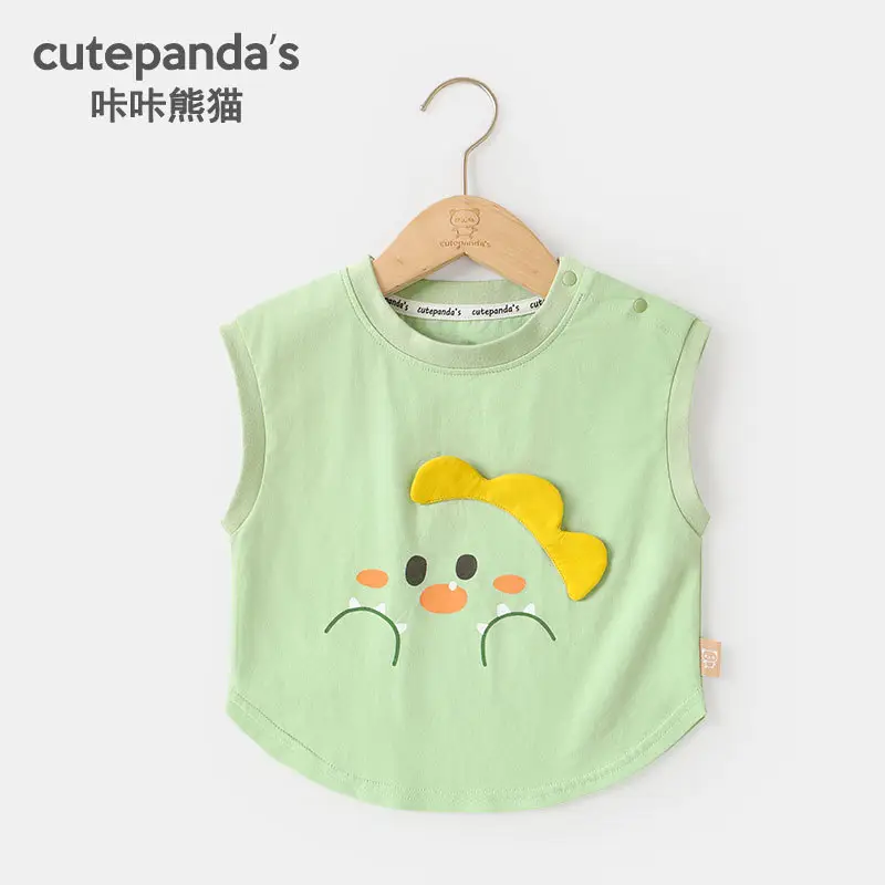 Kaka Panda Girls Sleeveless Vest Summer Top - Image 2