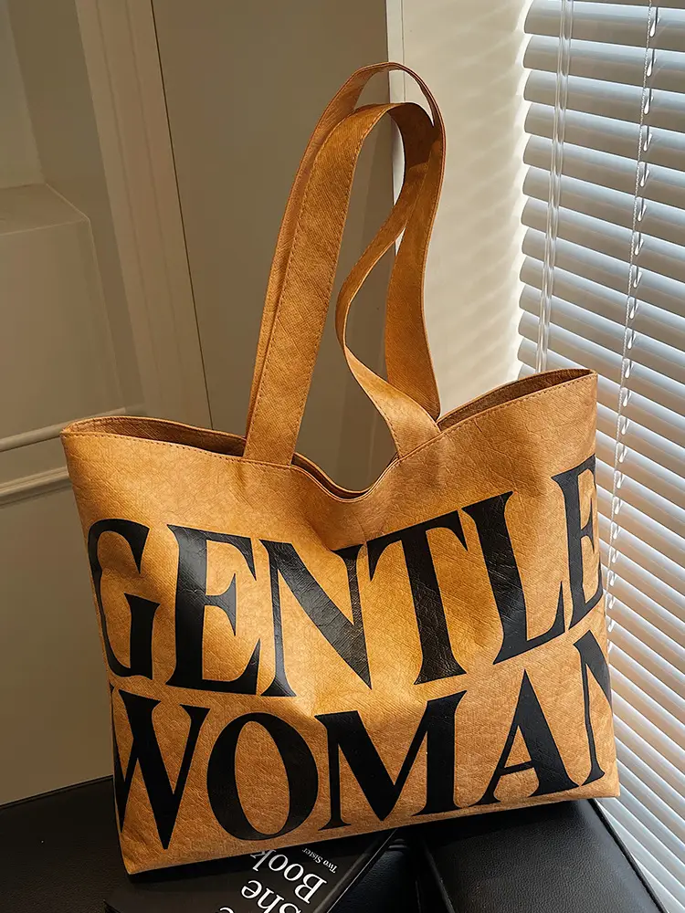 Gentle Woman Printed Large Capacity Tote Bag - Image 7