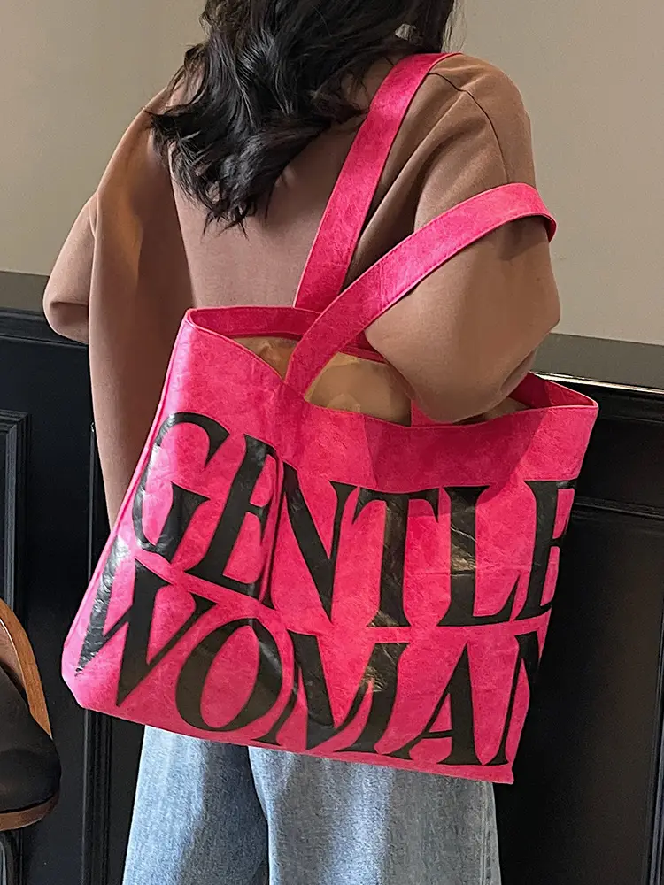 Gentle Woman Printed Large Capacity Tote Bag - Image 9