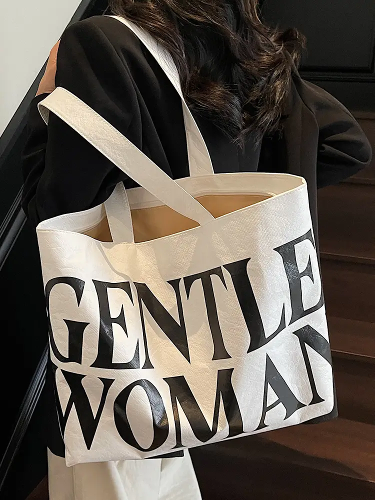 Gentle Woman Printed Large Capacity Tote Bag - Image 10