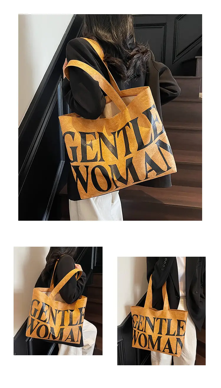 Gentle Woman Printed Large Capacity Tote Bag — feature 13
