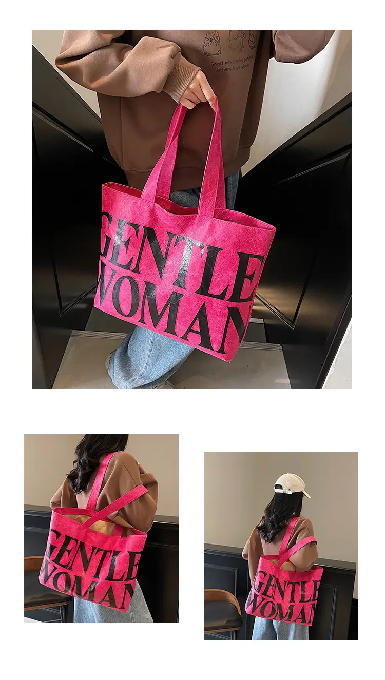 Gentle Woman Printed Large Capacity Tote Bag — feature 14