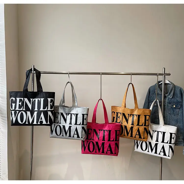 Gentle Woman Printed Large Capacity Tote Bag — feature 17