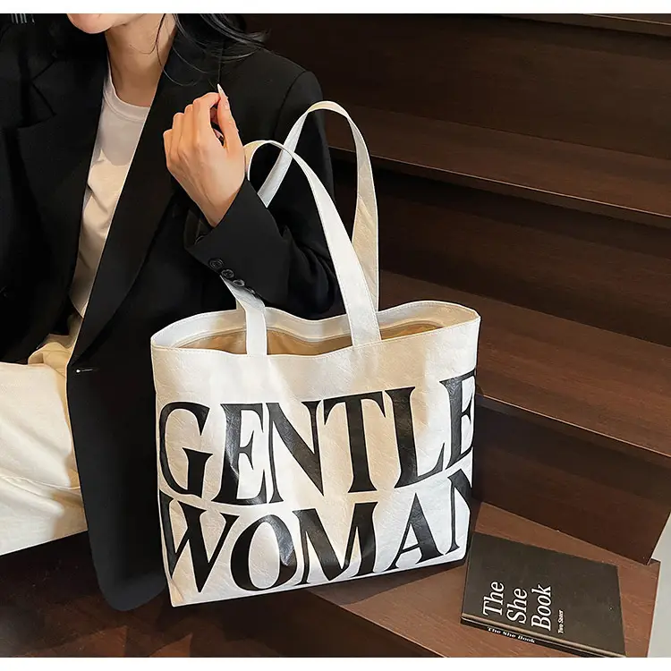Gentle Woman Printed Large Capacity Tote Bag — feature 18