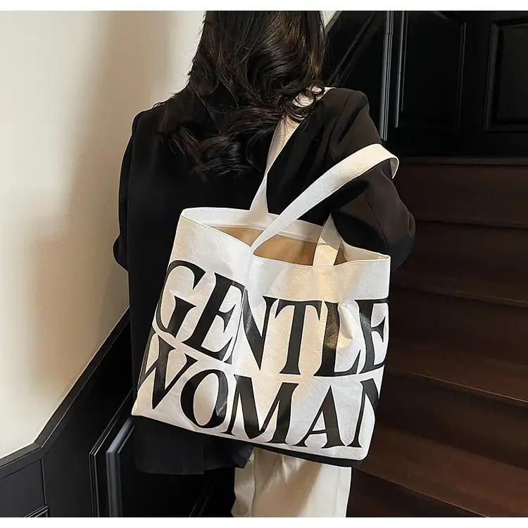 Gentle Woman Printed Large Capacity Tote Bag — feature 19