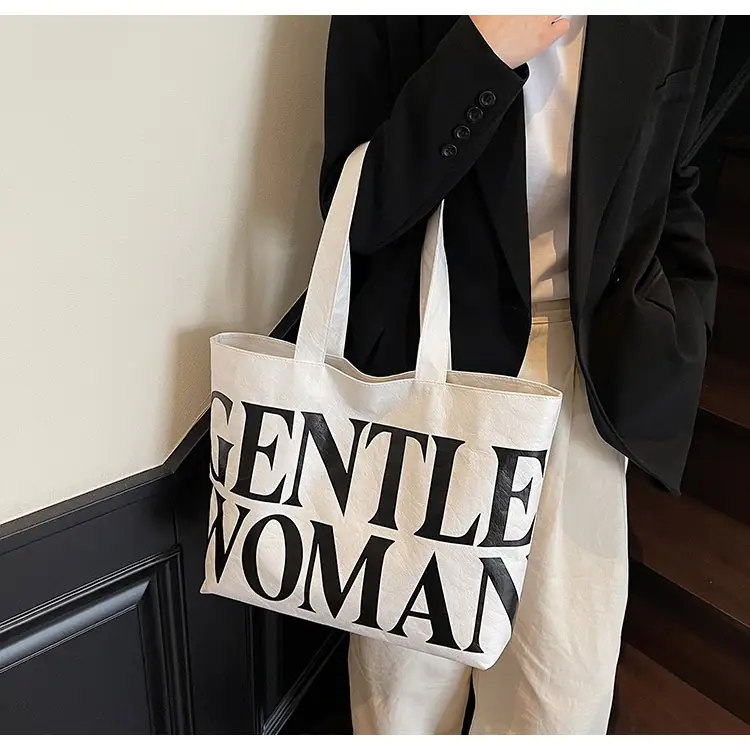 Gentle Woman Printed Large Capacity Tote Bag — feature 20