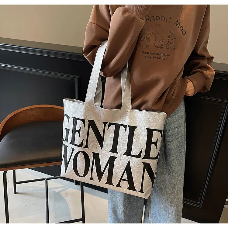 Gentle Woman Printed Large Capacity Tote Bag — feature 27