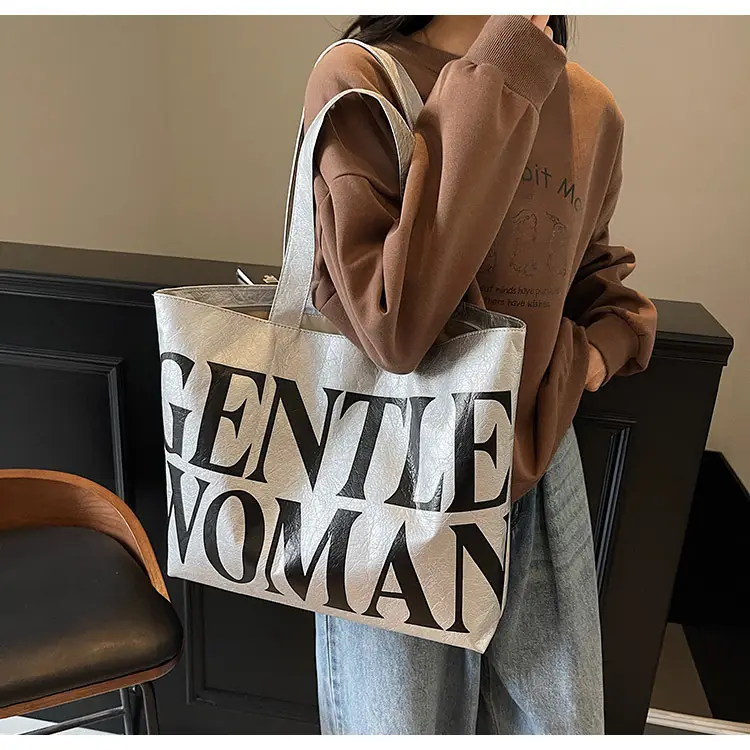 Gentle Woman Printed Large Capacity Tote Bag — feature 29