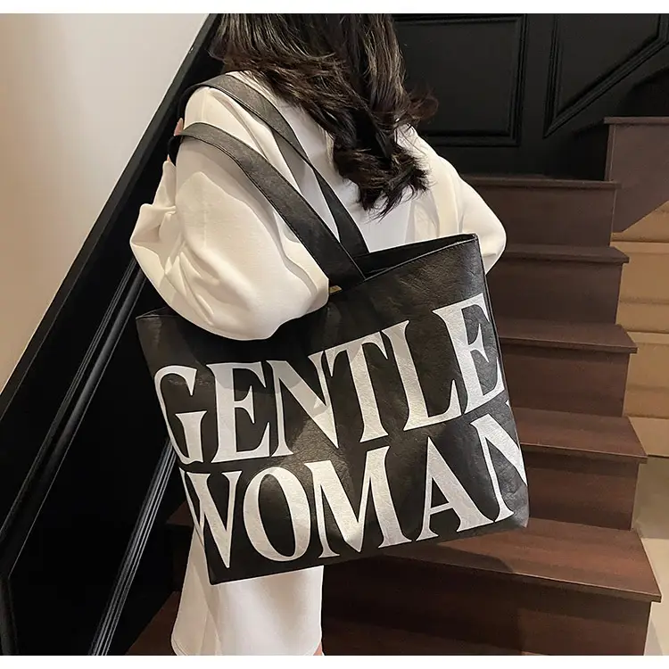 Gentle Woman Printed Large Capacity Tote Bag — feature 32