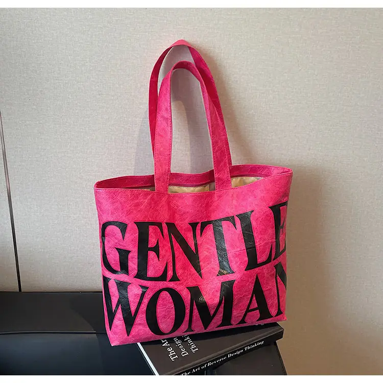Gentle Woman Printed Large Capacity Tote Bag — feature 34