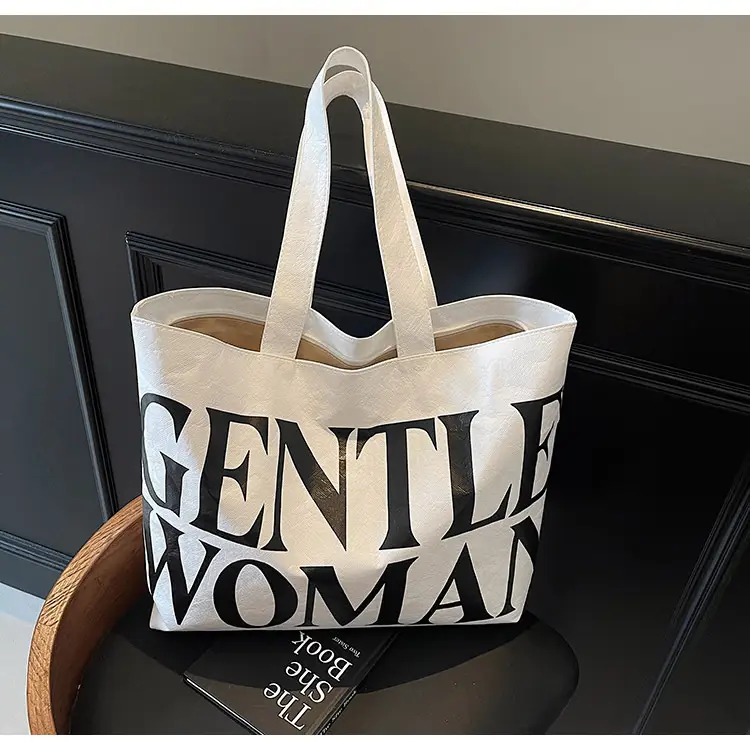 Gentle Woman Printed Large Capacity Tote Bag — feature 35