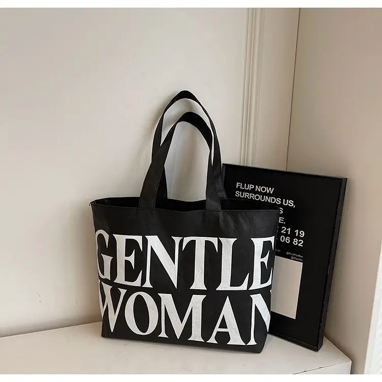 Gentle Woman Printed Large Capacity Tote Bag — feature 37