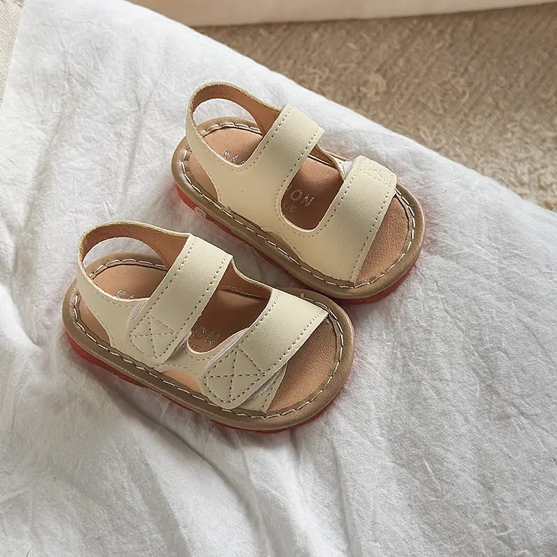Baby Sandals Brown Non-Slip Soft Sole 6-12M