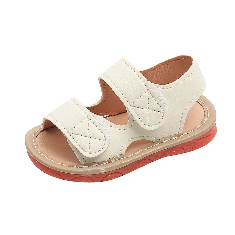Baby Sandals Brown Non-Slip Soft Sole 6-12M