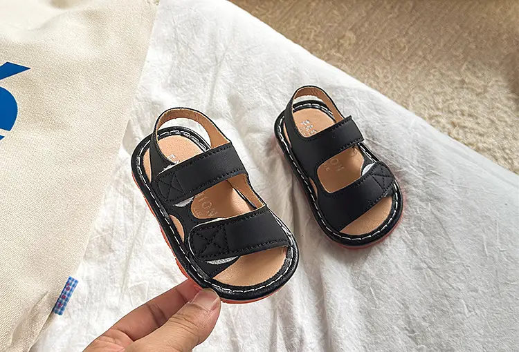 Baby Sandals Brown Non-Slip Soft Sole 6-12M — feature 3