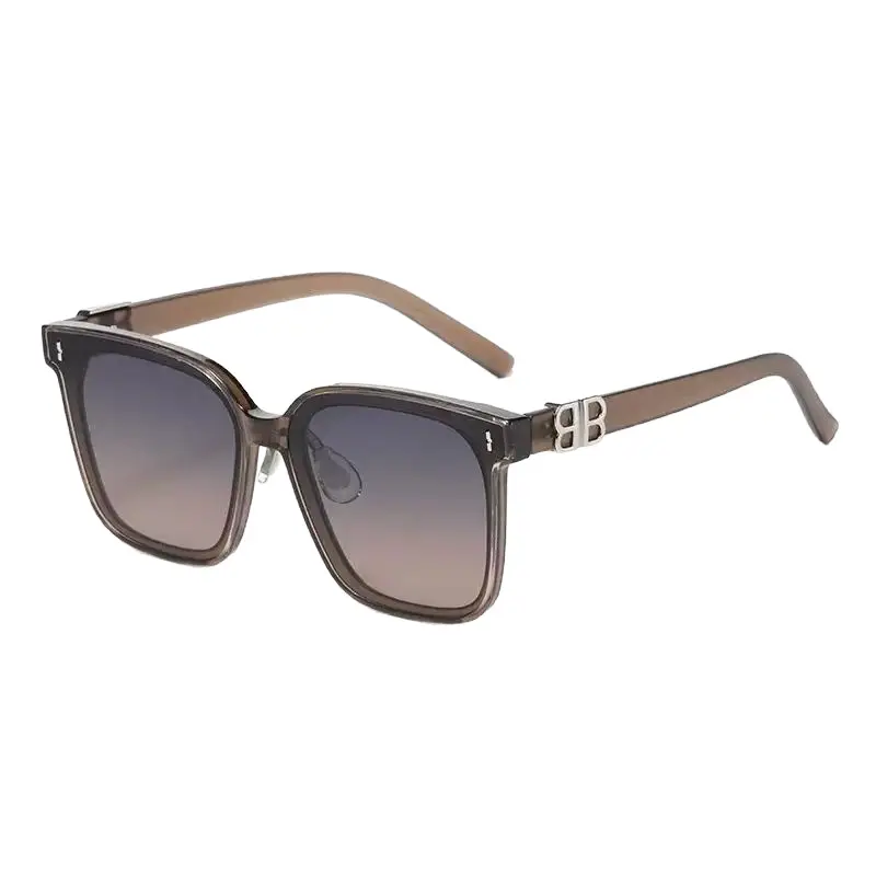 Men Black Silicone Sunglasses with Gold Logo - Image 9