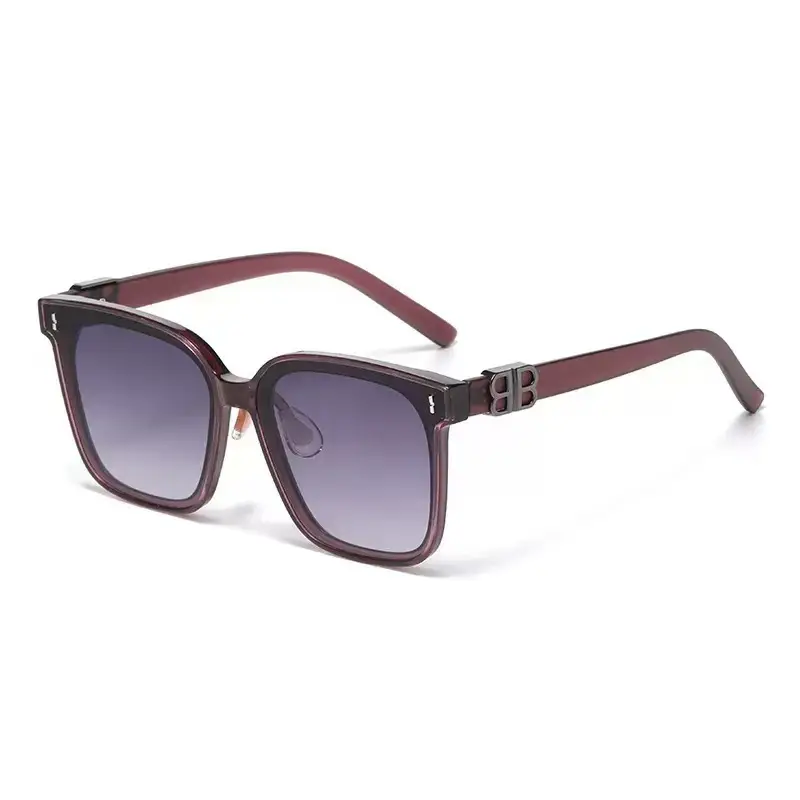 Men Black Silicone Sunglasses with Gold Logo - Image 3