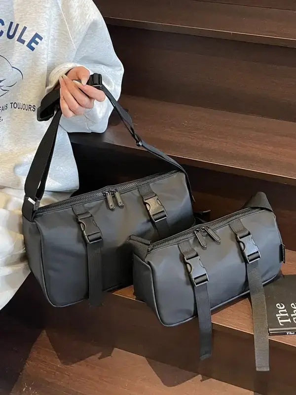 Women Crossbody Bag Black 2025 Fashion Large Capacity - Image 5