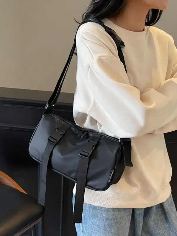 Women Crossbody Bag Black 2025 Fashion Large Capacity - Image 6