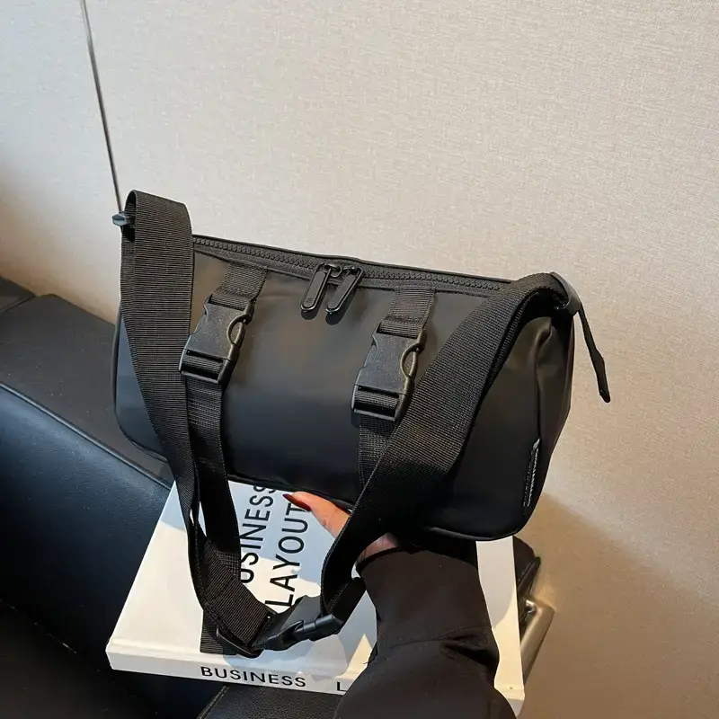 Women Crossbody Bag Black 2025 Fashion Large Capacity - Image 2