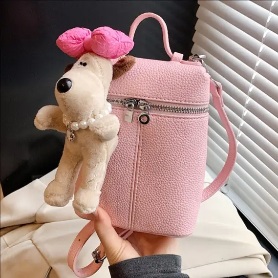 Pink Korean Style Shoulder Bag for Women - Image 7