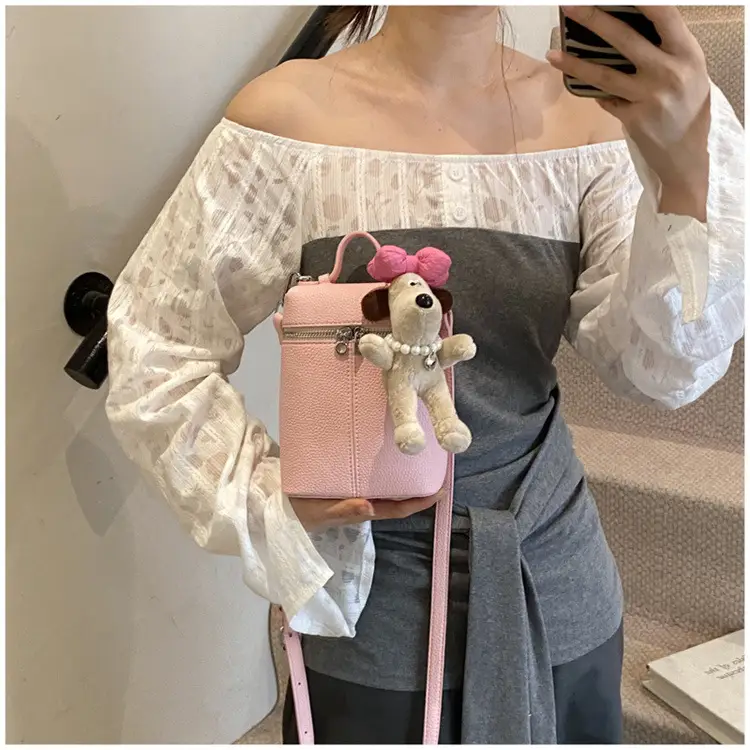Pink Korean Style Shoulder Bag for Women — feature 25