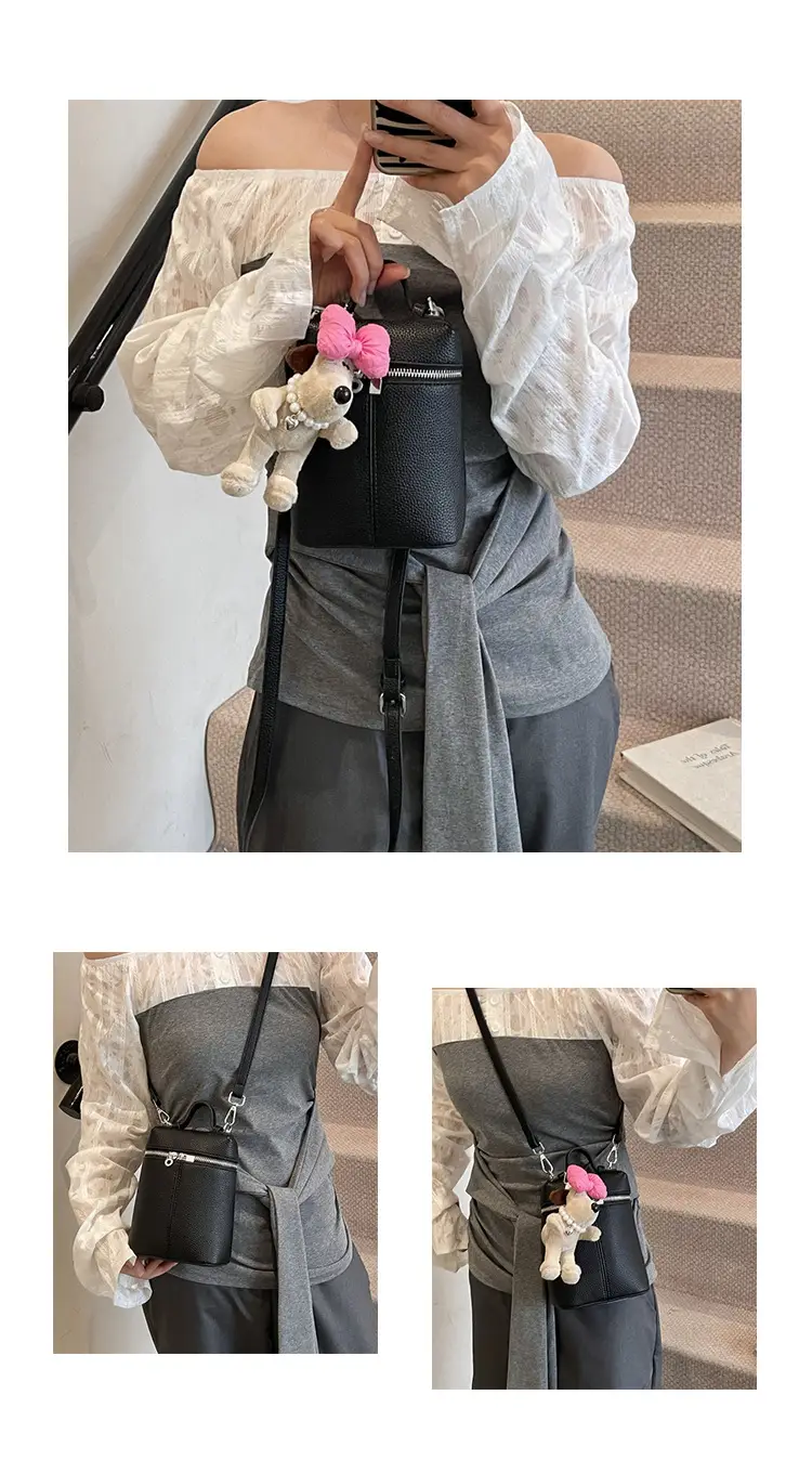 Pink Korean Style Shoulder Bag for Women — feature 6