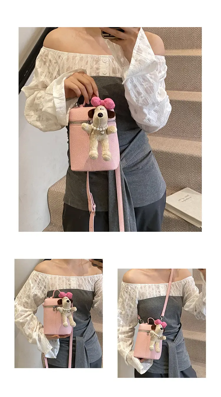 Pink Korean Style Shoulder Bag for Women — feature 8